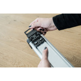Brennenstuhl Premium-Alu-Line Steckdosenleiste 8-fach schwarz/aluminium, 3 Meter Kabel, mit Sicherheitsschalter