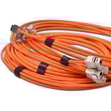 Digitus Klettband für strukturierte Verkabelung, 10 Meter Rolle, Kabelführung schwarz, 20mm breit