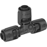 GARDENA Micro-Drip-System T-Stück 13mm (1/2"), Verbindung dunkelgrau, 2 Stück, Modell 2023