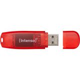 Intenso Rainbow Line 128 GB, USB-Stick rot, USB 2.0
