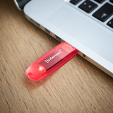Intenso Rainbow Line 128 GB, USB-Stick rot, USB 2.0