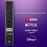 JVC LT-65VU7555, LED-Fernseher 164 cm (65 Zoll), schwarz/grau, UltraHD/4K, Tripple Tuner, TiVo