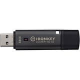 Kingston IronKey Locker+ 50 G2 32 GB, USB-Stick anthrazit, USB-A 3.2 Gen 1