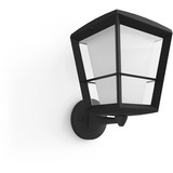 Philips White & Color Ambiance Econic Outdoor stehende Wandleuchte, LED-Leuchte schwarz