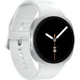 SAMSUNG Galaxy Watch8, Smartwatch silber, 44 mm, LTE, Sport Band M/L