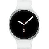 SAMSUNG Galaxy Watch8, Smartwatch silber, 44 mm, LTE, Sport Band M/L