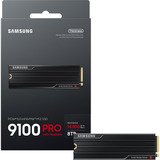 Samsung 9100 PRO Heatsink 8 TB, SSD PCIe 5.0 x4, NVMe 2.0, M.2 2280