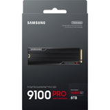 Samsung 9100 PRO Heatsink 8 TB, SSD PCIe 5.0 x4, NVMe 2.0, M.2 2280