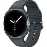 Samsung Galaxy Watch8, Smartwatch dunkelgrau, 40 mm, LTE, Sport Band S/M
