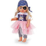 ZAPF Creation BABY born® Piratenmädchen-Outfit 43cm, Puppenzubehör 