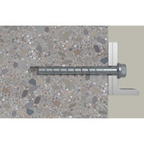 fischer Betonschraube UltraCut FBS II 8x70 20/5/- Sechskant mit U-Scheibe TX 50 Stück, verzinkt