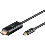 goobay USB Adapterkabel, USB-C Stecker > HDMI Stecker, 4K / 60Hz schwarz, 2 Meter