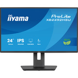 iiyama Prolite XB2492HSU-B1, LED-Monitor 60.5 cm (24 Zoll), schwarz (matt), FullHD, IPS, HDMI, DP, USB-Hub, Verstellbarer Standfuß, 120Hz Panel
