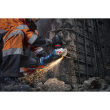 Bosch Akku-Winkelschleifer GWS 18V-11PS Professional solo, 18Volt blau/schwarz, ohne Akku und Ladegerät, Zusatzhandgriff, in L-BOXX