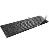 CHERRY STREAM KEYBOARD, Tastatur schwarz, IT-Layout, Cherry SX-Scherentechnologie