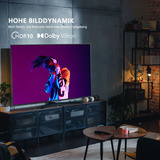 JVC LT-50VDQ6555, QLED-Fernseher 126 cm (50 Zoll), schwarz/grau, UltraHD/4K, Tripple Tuner, VIDAA