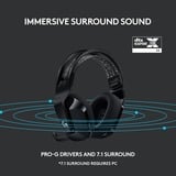 Logitech Gaming G733 LIGHTSPEED, Gaming-Headset schwarz
