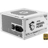 MSI MAG A850GL PCIE5 WHITE, PC-Netzteil weiß, 1x 12VHPWR, 4x PCIe, Kabelmanagement, 850 Watt