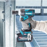 Makita Akku-Schlagschrauber TW004GD201 XGT, 1/2", 40Volt blau/schwarz, 2x Li-Ion Akku 2,5Ah, im MAKPAC Gr.2