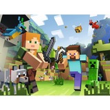 Ravensburger Kinderpuzzle Minecraft - Steve und Alex 100 Teile
