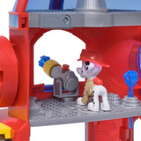 Spin Master Paw Patrol Fire Rescue - Feuerwehr-Station Spielset , Spielgebäude mit Geschoss-Abwurf, Licht- und Soundeffekten,