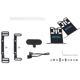 Alphacool Core 200 Aurora Reservoir Acetal/Acryl mit VPP Apex Pumpe schwarz, Ausgleichsbehälter mit Pumpe