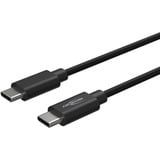 Ansmann USB Typ-C zu Typ-C Daten und Ladekabel schwarz, 1,2 Meter, Laden mit bis zu 60 Watt