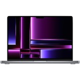 Apple MacBook Pro 14“ (2023) Generalüberholt, Notebook grau, 16 GB, 512 GB (512 GB SSD)