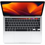 Apple MacBook Pro 33,8 cm (13,3") 2022, Notebook silber, M2, 10-Core GPU, macOS Ventura, Deutsch, 512 GB SSD