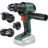 Bosch Heimwerken & Garten Akku-Bohrschrauber AdvancedDrill 18V-80 QuickSnap Solo + Zubehör grün/schwarz, ohne Akku und Ladegerät, POWER FOR ALL ALLIANCE