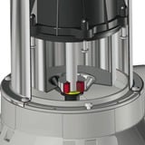 EINHELL Schmutzwasserpumpe GC-DP 9035 N, Tauch- / Druckpumpe rot/edelstahl, 900 Watt