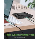 ICY BOX IB-2913MCL-C31, Dockingstation schwarz, 2,5"/3,5" SATA, M.2 NVMe