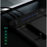 ICY BOX IB-2913MCL-C31, Dockingstation schwarz, 2,5"/3,5" SATA, M.2 NVMe