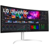 LG 40WP95XP-W, Gaming-Monitor 100.86 cm (39.7 Zoll), schwarz/weiß, WUHD, IPS, Curved, HDMI, DisplayPort, USB-C, Free-Sync, HDR10