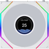 Lian Li UNI FAN TL LCD FLEX 120 Wireless, Luftkühler weiß, Reverse , 124 mm