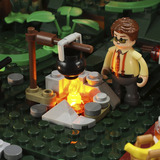 Lumibricks Aussichtspunkt Campingplatz, Konstruktionsspielzeug 