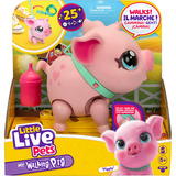 Moose Toys Little Live Pets - Mein Hausschwein Piggly, Kuscheltier 