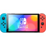 Nintendo Switch (OLED-Modell), Spielkonsole neon-rot/neon-blau