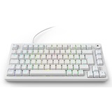 Sharkoon SKILLER SGK25, Gaming-Tastatur weiß, DE-Layout, Huano Red
