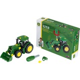 Theo Klein John Deere-Traktor mit Frontlader und Gewicht, Spielfahrzeug grün