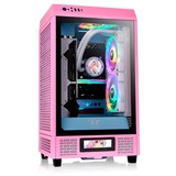 Thermaltake The Tower 200 , Tower-Gehäuse rosa, Tempered Glas