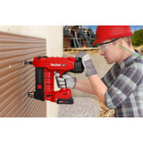 fischer Akku-Bolzenschubgerät FXC85 Set, XL-Boxx, Nagler rot/schwarz, 2x ProCORE 18V 4.0Ah, Ladegerät