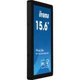 iiyama ProLite TF1633MSC-B1, LED-Monitor 39.5 cm (15.6 Zoll), schwarz, FullHD, IPS, Touchscreen, HDMI, DisplayPort, Open Frame