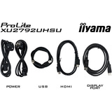 iiyama ProLite XU2792UHSU-B6, LED-Monitor 68.5 cm (27 Zoll), schwarz (matt), UltraHD/4K, IPS, HDMI, DP, USB-C, USB-Hub