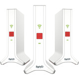 AVM Mesh Set 4200 3er-Set, Repeater weiß/rot, 3x  FRITZ!Repeater 3000 AX