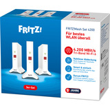 AVM Mesh Set 4200 3er-Set, Repeater weiß/rot, 3x  FRITZ!Repeater 3000 AX