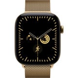 Apple Watch Series 12, Smartwatch Titan Gold, 46 mm, Milanaise Armband Brillantgold, S/M, Cellular