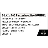 COBI Panzerhaubitze Hummel (Sd.Kfz.165), Konstruktionsspielzeug 