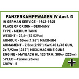 COBI Panzerkampfwagen IV Ausf.G, Konstruktionsspielzeug Maßstab 1:35