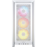 Corsair FRAME 4000D LCD RS ARGB, Tower-Gehäuse weiß, Tempered Glass, Touchscreen